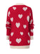 1950s Button Heart Dot Knitted Cardigan