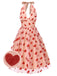 [Pre-Sale] Pink 1950s Halter Heart Mesh Dress
