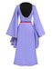 2PCS Purple 1940s Evil Queen Dress & Long Cloak