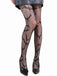 Black Gothic Halloween Print Stockings