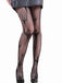 Black Gothic Halloween Print Stockings