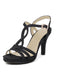 Vintage Glitter Entangled High Heel Sandals