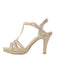 Vintage Glitter Entangled High Heel Sandals