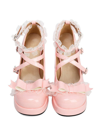 Elegant Vintage Floral Lace Shoes 5
