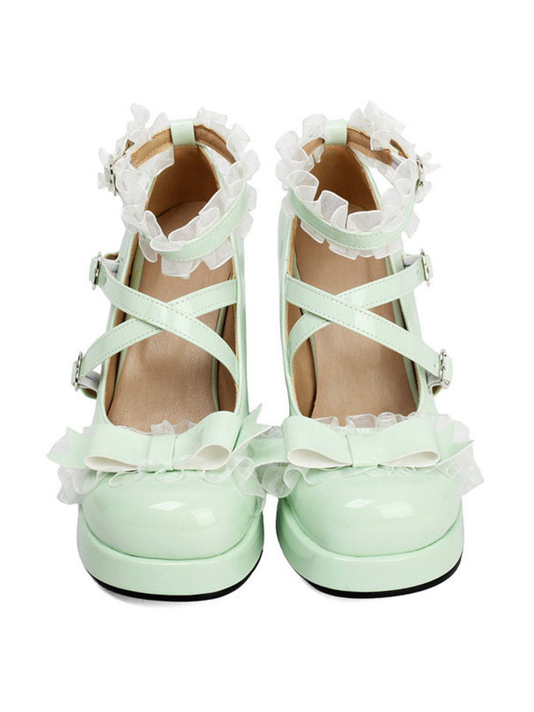 Elegant Vintage Floral Lace Shoes 12
