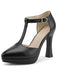 Elegant Black Vintage Retro Shoes 2