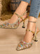 Gold Vintage Classic Shoes 3