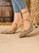 Gold Vintage Classic Shoes 4