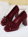 Black Bow Shoes 6