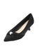 Black Twist Beading Kitten Heels Shoes