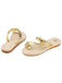 Khaki Butterfly Beach Flat Sandals