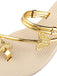 Khaki Butterfly Beach Flat Sandals