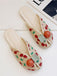 Round Toe Fruit Home Sandals