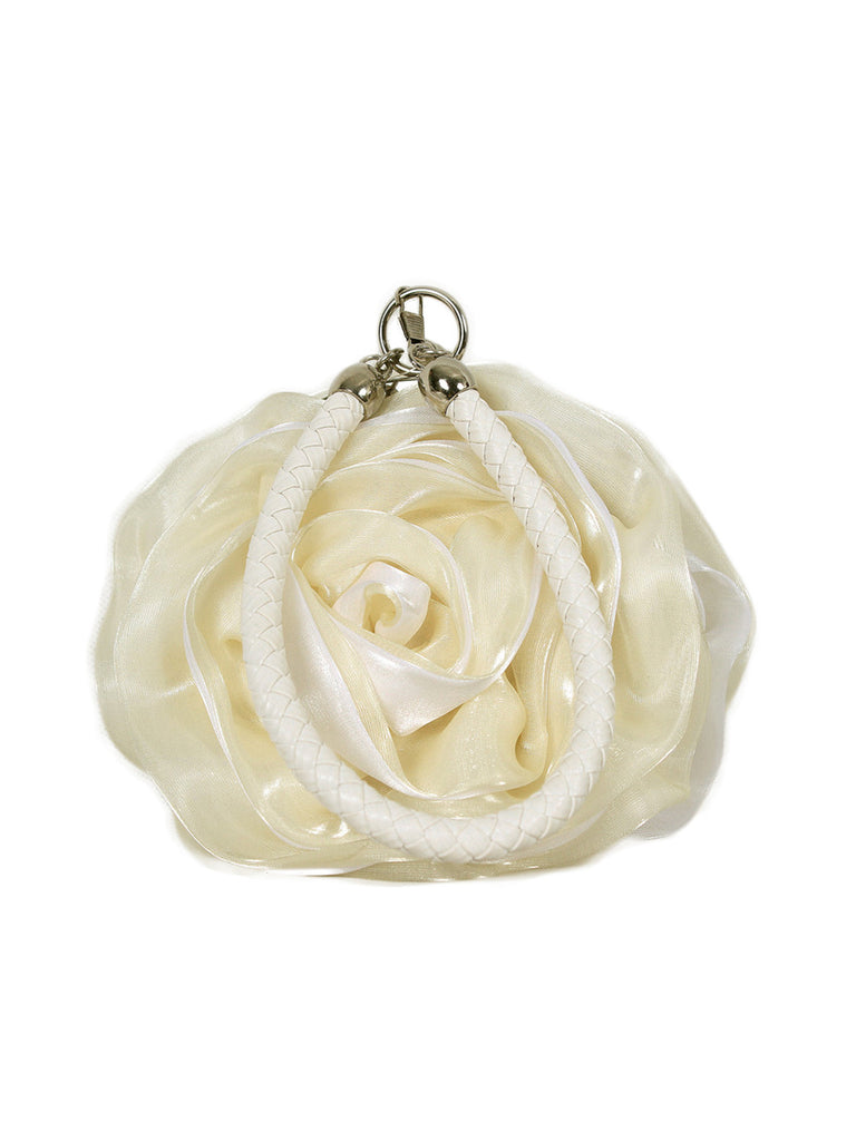 Silk 3D Flower Vintage Handbag
