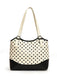 Polka Dots Patchwork Leather Tote Bag