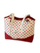 Polka Dots Patchwork Leather Tote Bag