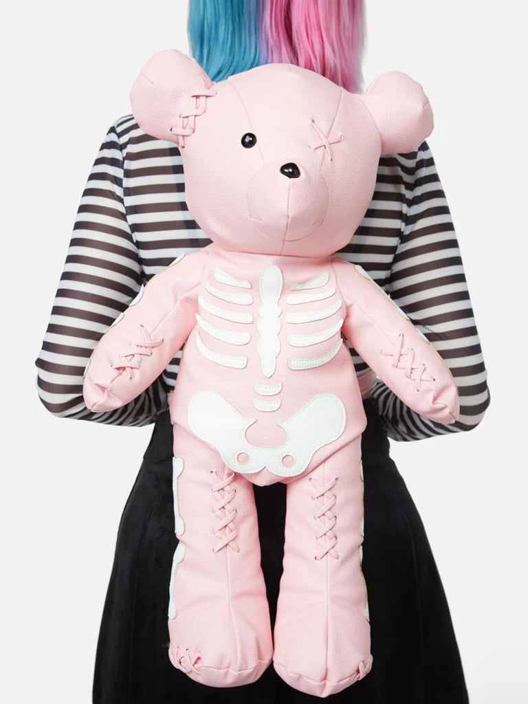 Skull Violent Teddy Bear Backpack