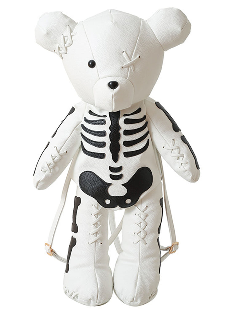 Skull Violent Teddy Bear Backpack