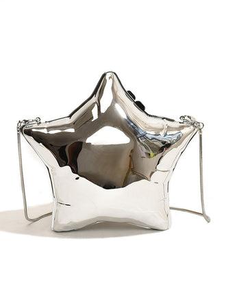 Funny Five Pointed Star Chain Crossbody Bag