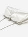 Vintage White Pleated Evening Clutch Bag