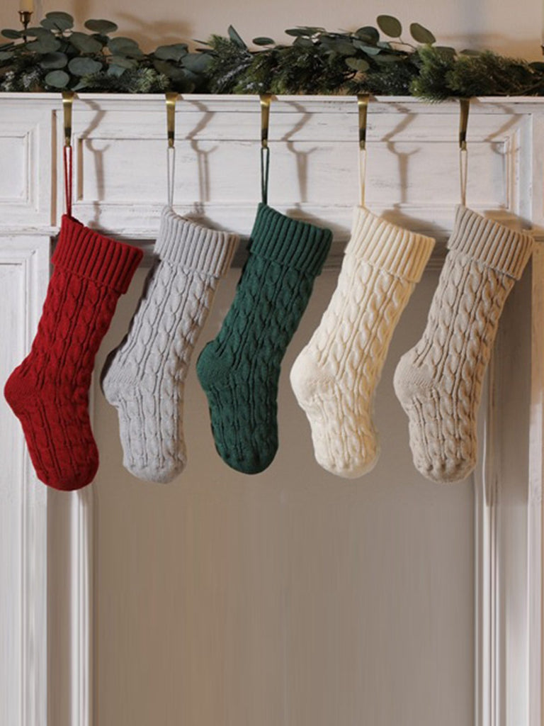 Christmas Stockings Knitted Gift Bag