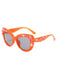 Floral Plastic Gradient Sunglasses