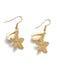 Vintage Cowrie Shell & Starfish Earrings