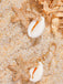 Vintage Cowrie Shell & Starfish Earrings
