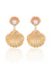 White Pearl Shell Earrings
