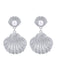 White Pearl Shell Earrings