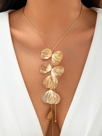 Vintage Ginkgo Leaf Necklace