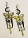 Vintage Butterfly Sword Stars & Moon Gothic Earrings