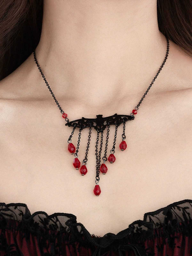 Gothic Alloy Bat Pedant Necklace