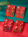 Red Christmas Santa Claus Long Drop Earrings