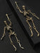 Halloween Spooky Skeleton Chain Dangle Earrings