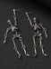 Halloween Spooky Skeleton Chain Dangle Earrings