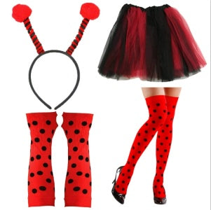 Red Polka Dot Two Piece Set