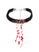 Halloween Gothic Crystal Blood Drop Necklace