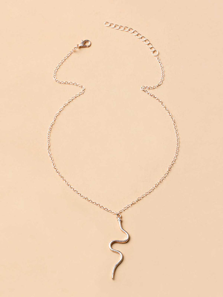 Gold Vintage Snake Necklace