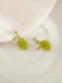 Light Green Grape Earrings