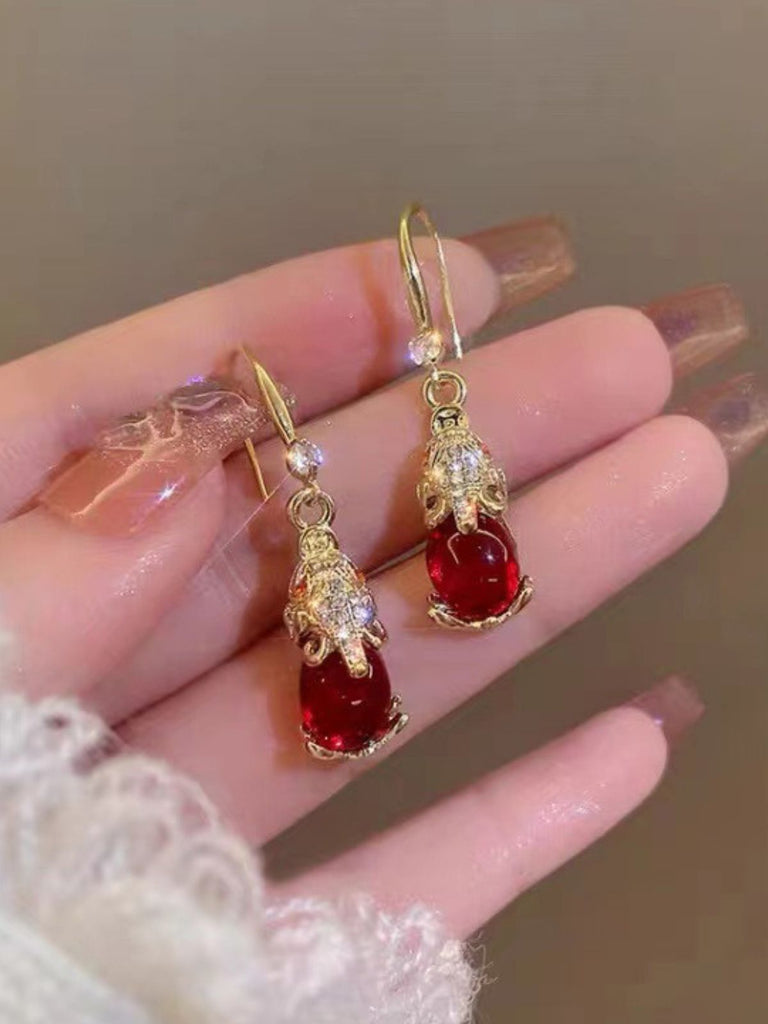 Vintage Animal Alloy Earrings