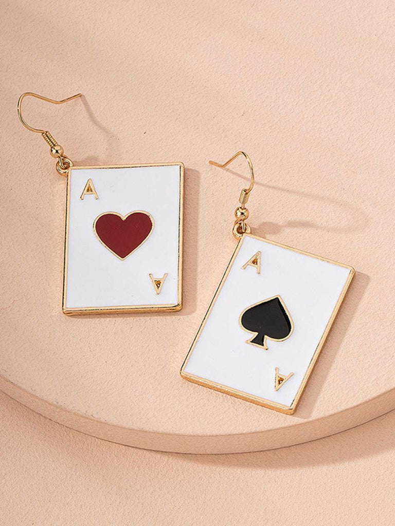 Vintage Playing Cards Earrings