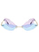Retro Dragonfly Rimless Sunglasses