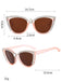 Vintage Rhinestoned Cat Eye Sunglasses