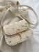 Vintage Woven Embroidered Flower Chain Bag