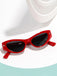 Retro Red Cat Eye Sunglasses