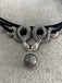 Silver Twin Snakes Halloween Necklace