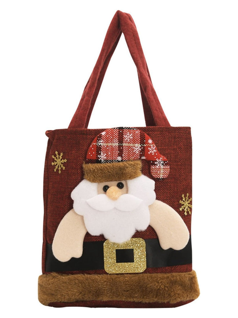 Red Christmas 3D Gift Candy Handbag