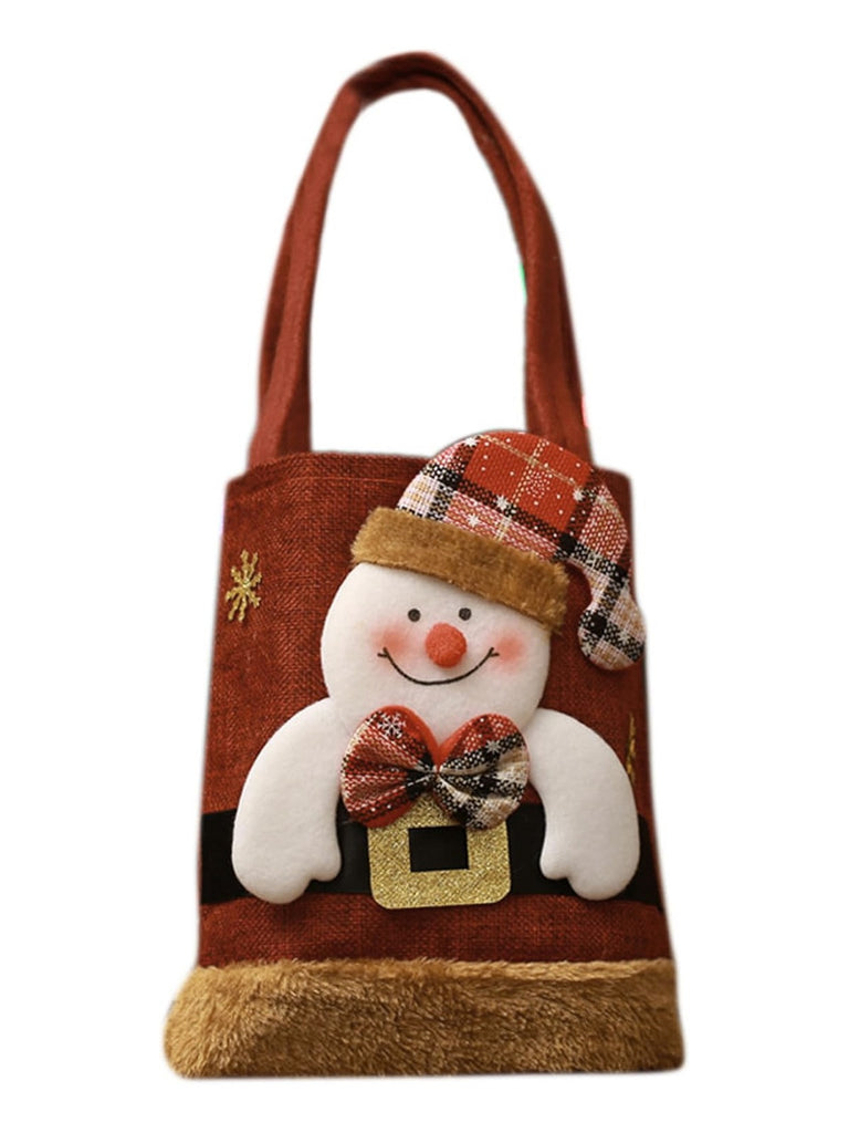 Red Christmas 3D Gift Candy Handbag