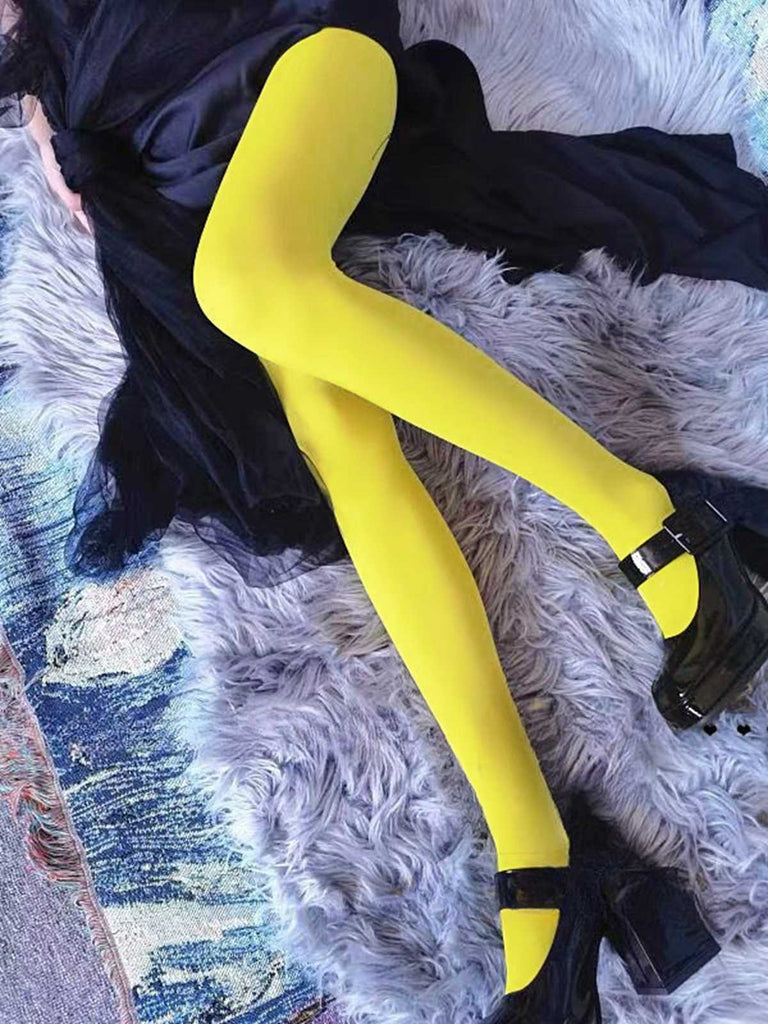 Velvet Candy-Color Pantyhose